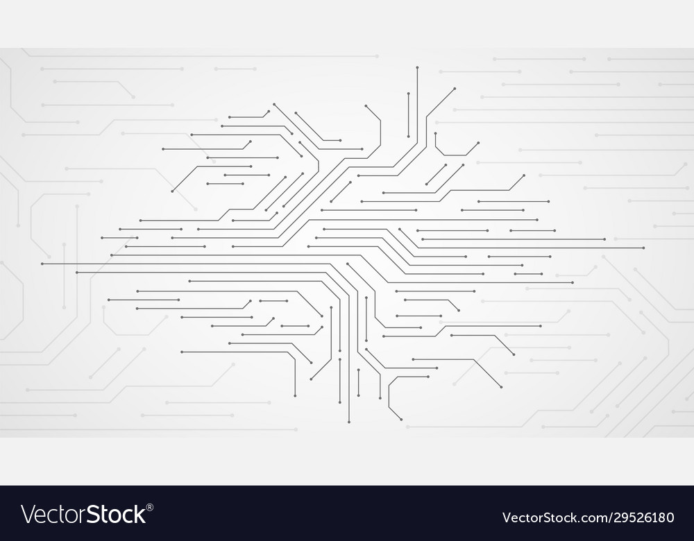 Circuit board electronic motherboard technology vector image Circuit board electronic motherboard technology