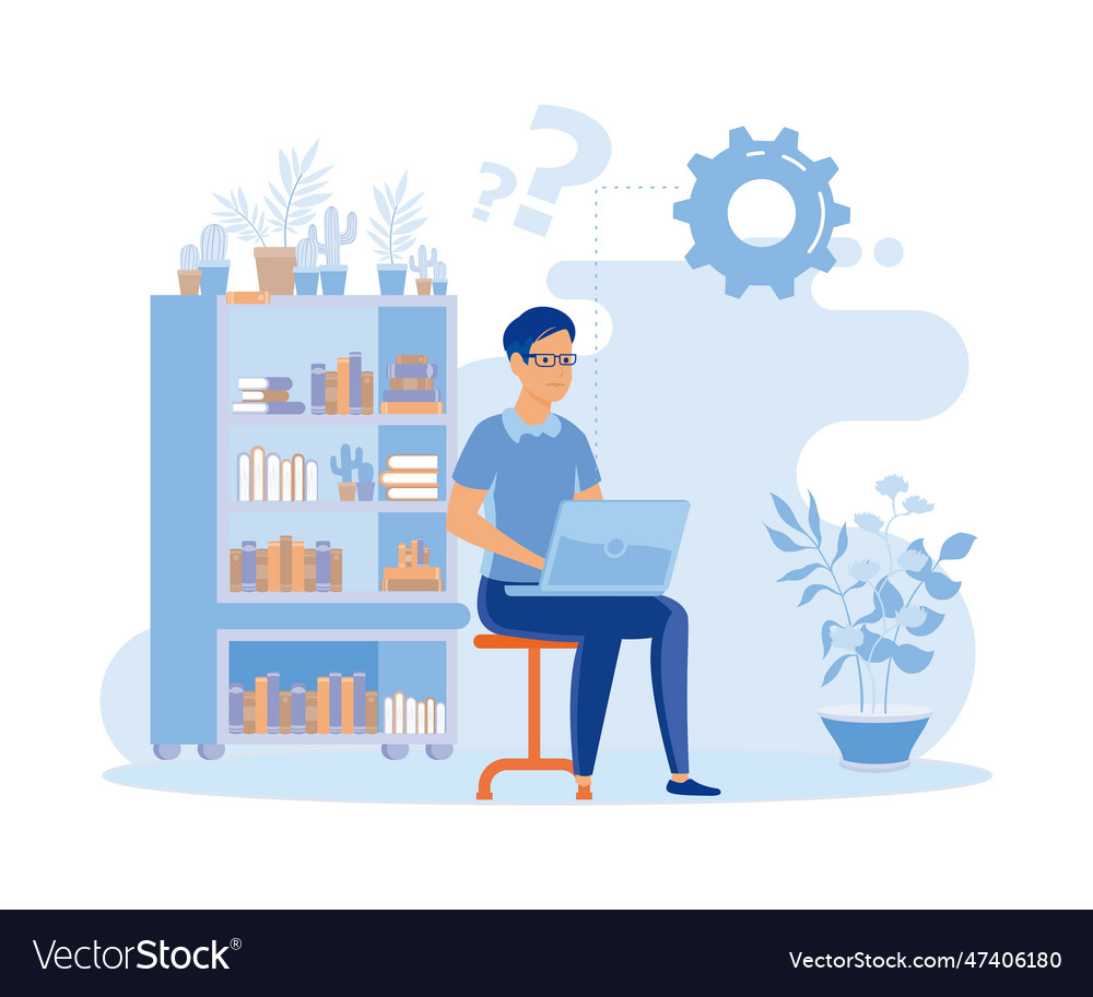 Computer skills requirement abstract concept set