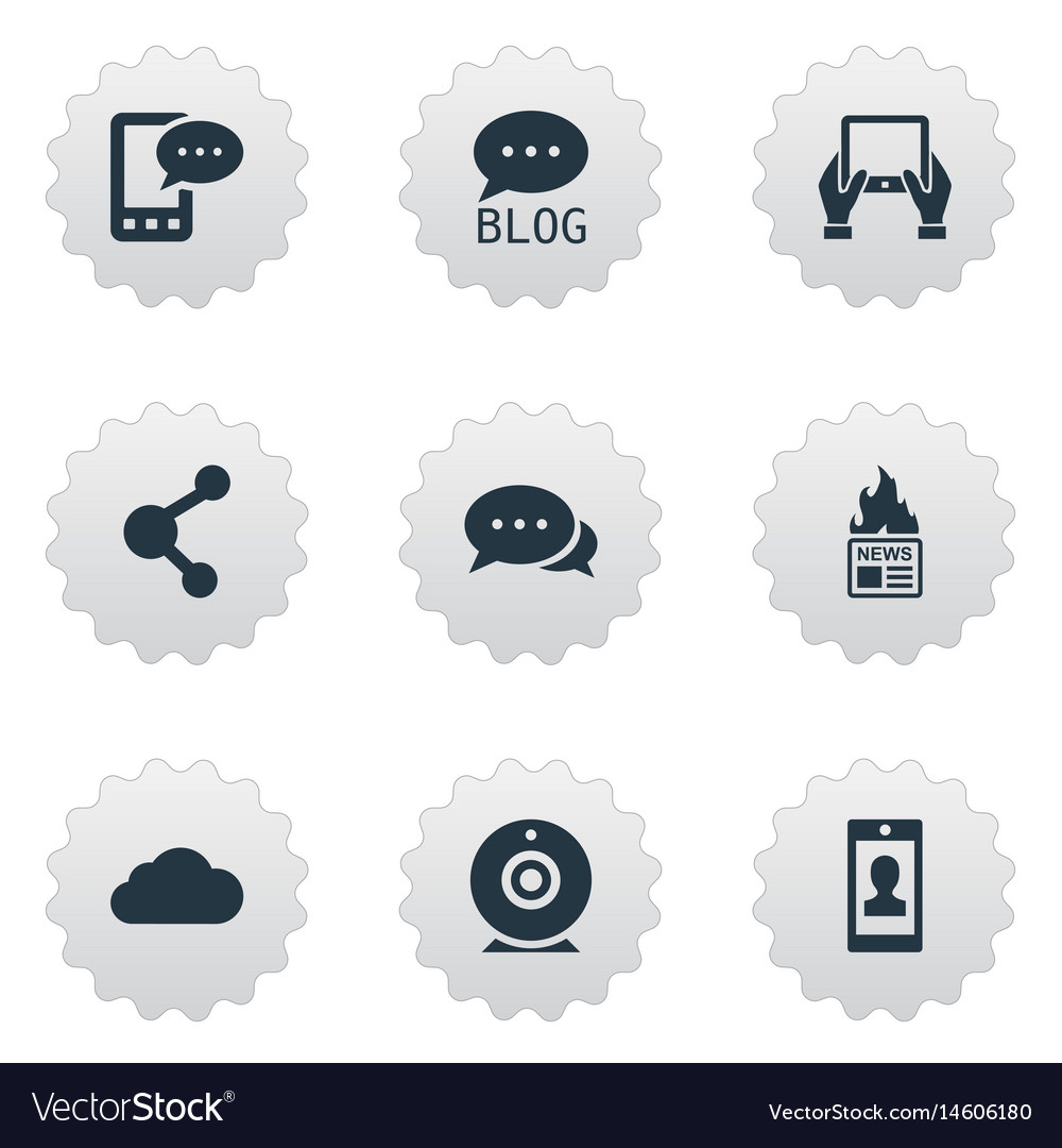 Set of simple user icons