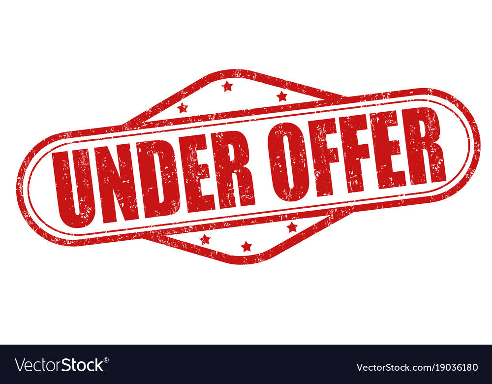 Under offer stamp Royalty Free Vector Image - VectorStock