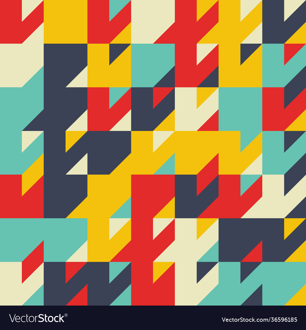 Abstract repetitive pattern design vector image Abstract repetitive pattern design