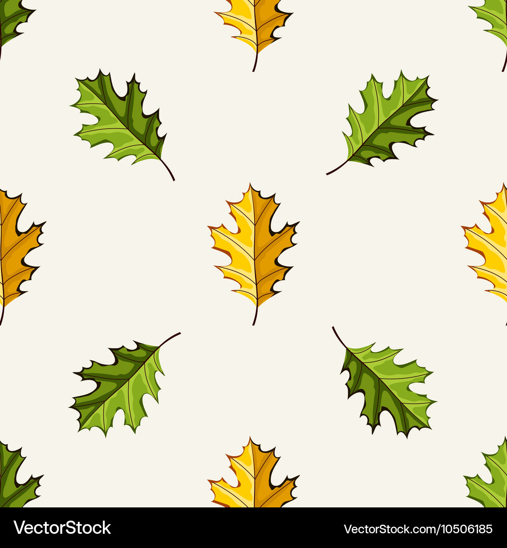 Autumn seamless pattern Royalty Free Vector Image
