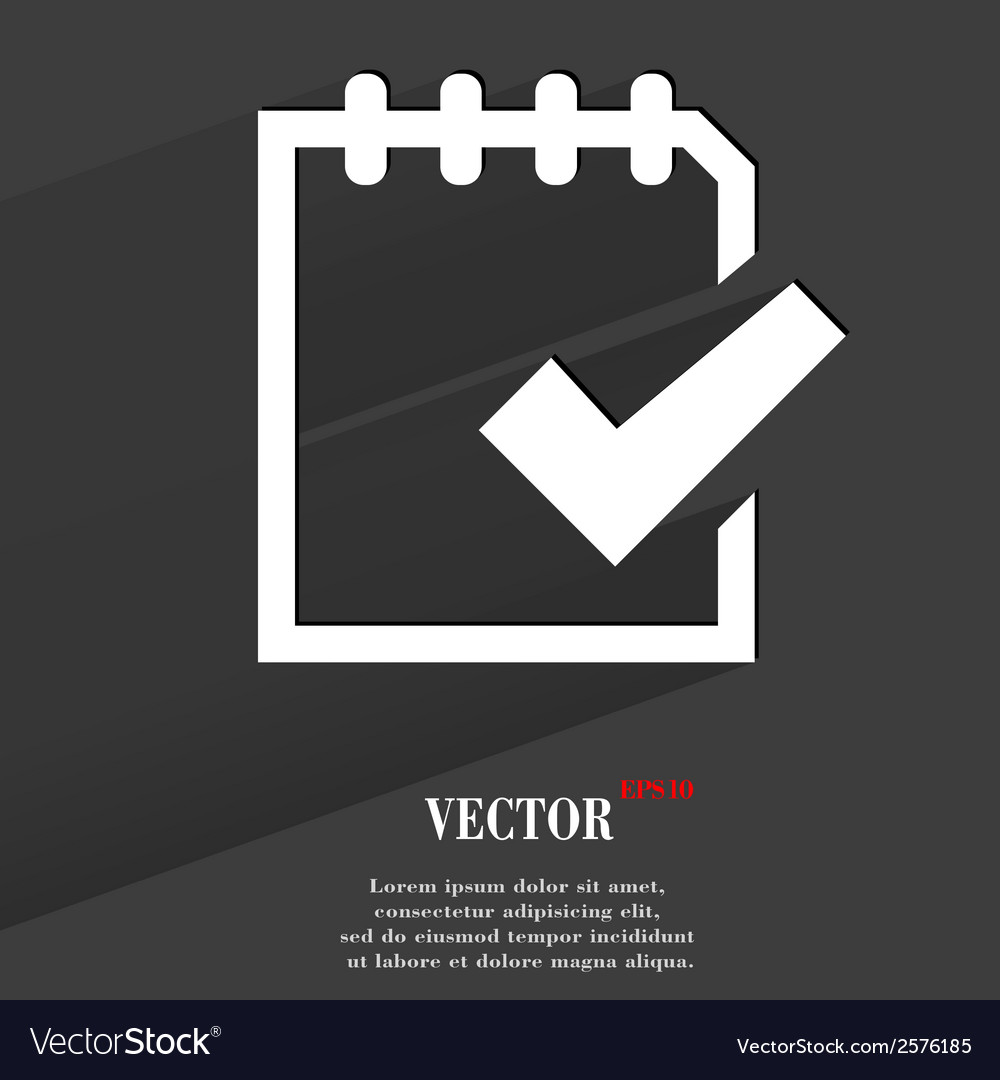 Notepad paper documents flat modern web button