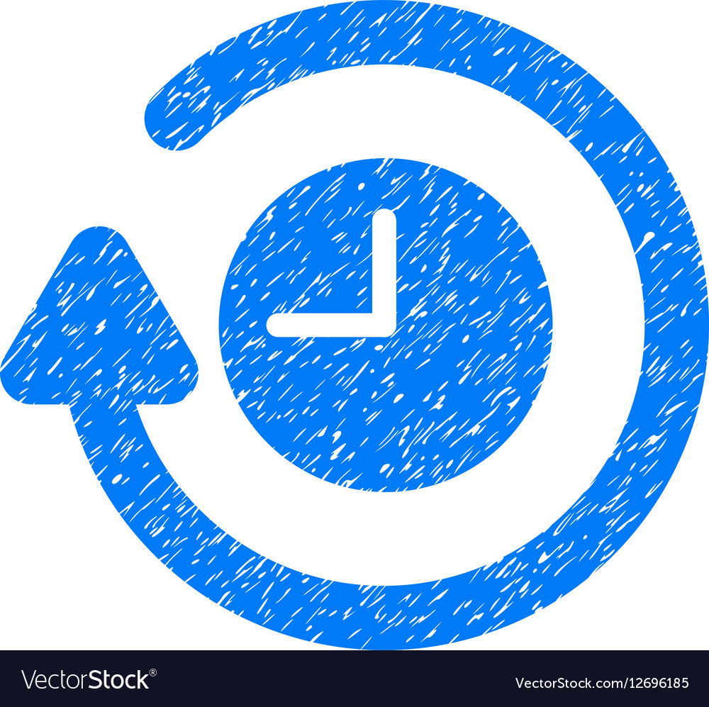 Repeat clock grainy texture icon