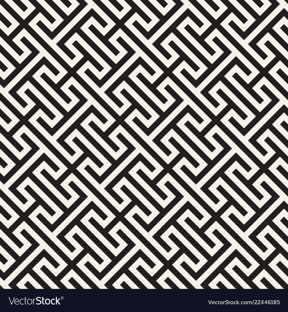 Seamless geometric pattern simple abstract lines vector image Seamless geometric pattern simple abstract lines