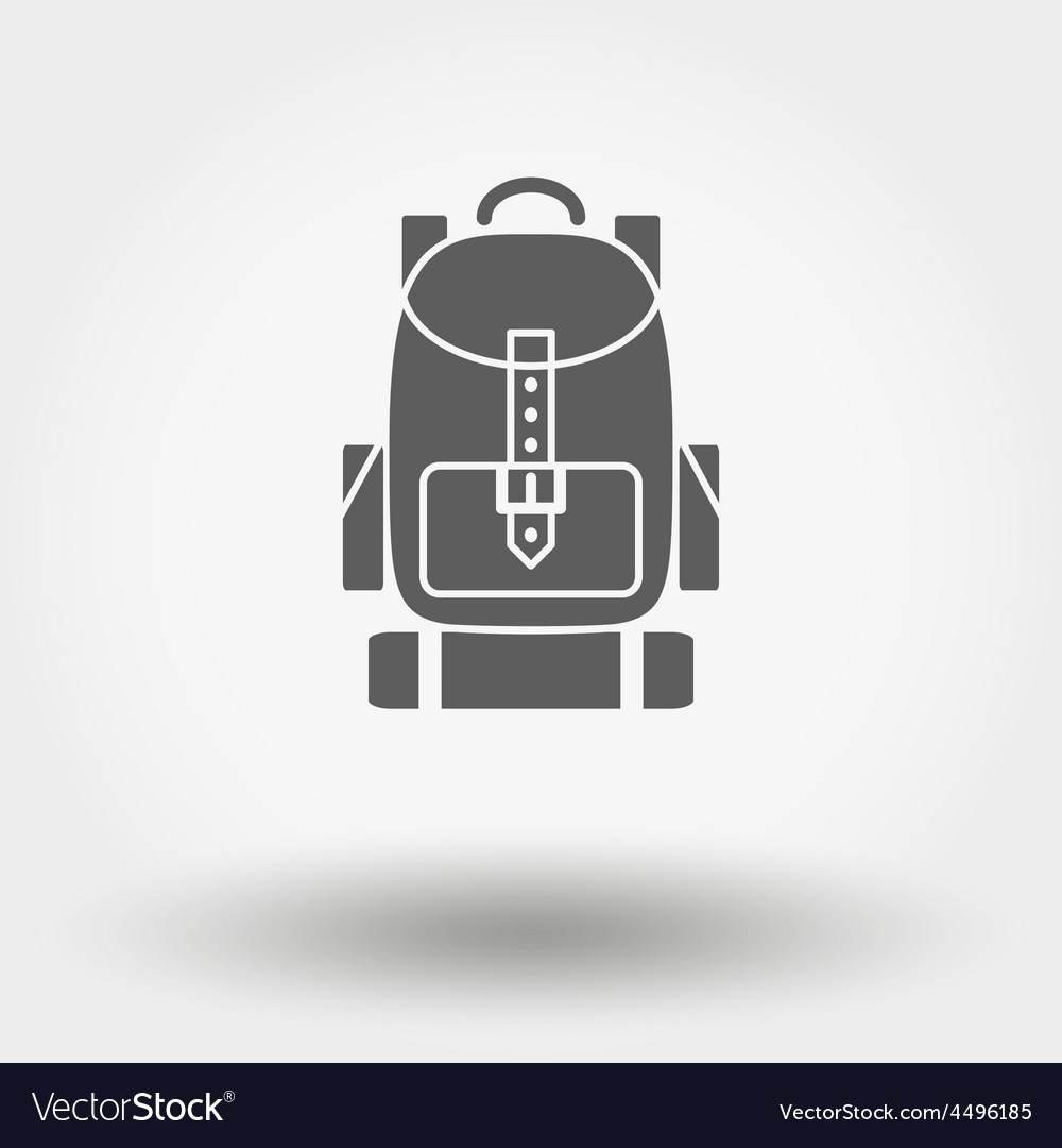 Travel backpack Royalty Free Vector Image - VectorStock