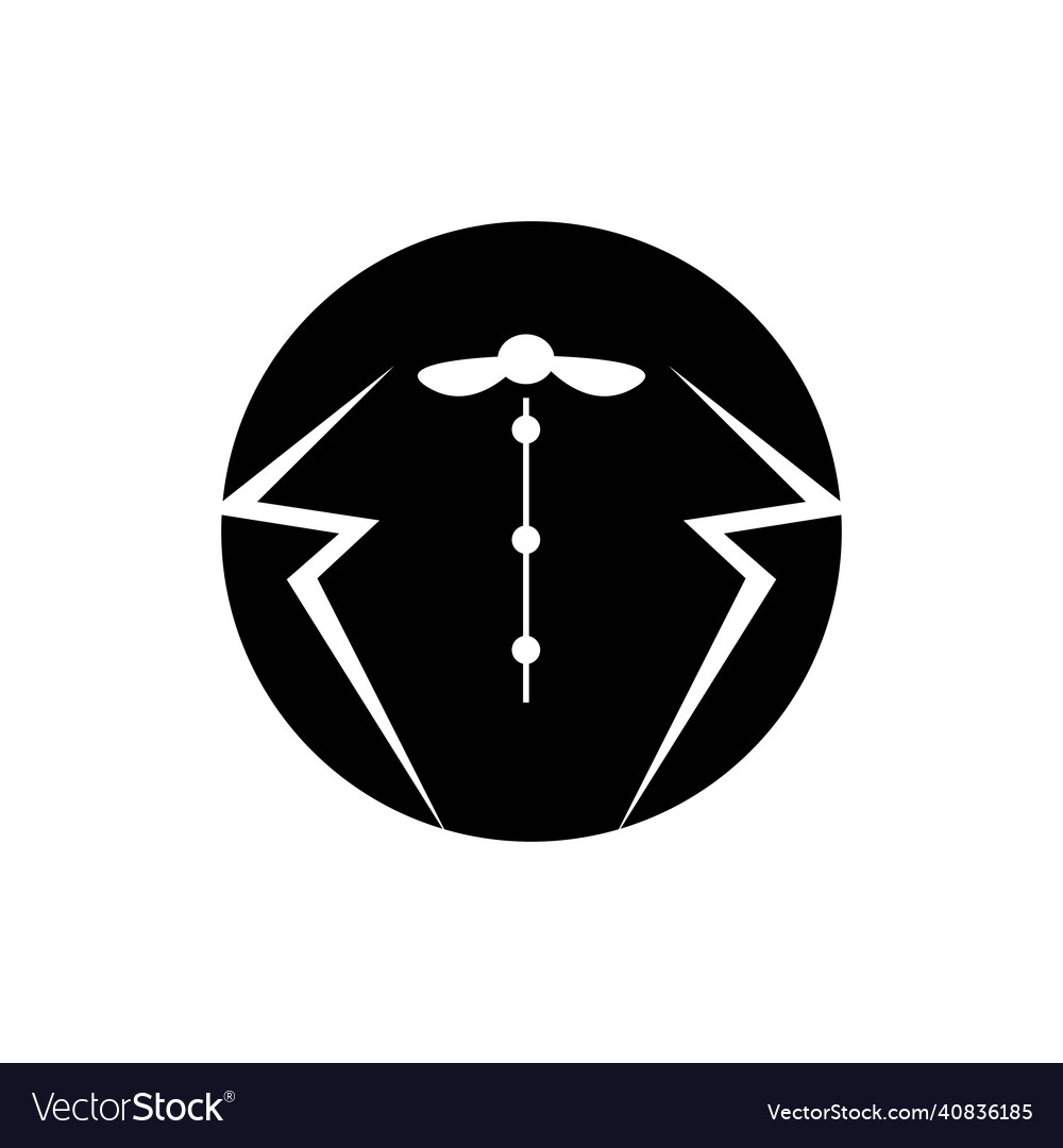 Tuxedo logo template icon design