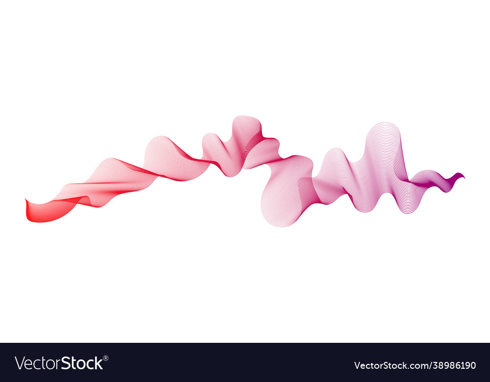 Abstract backdrop with wave gradient lines vector image Abstract backdrop with wave gradient lines