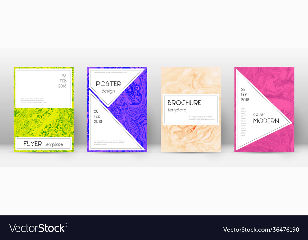 Abstrakte Abdeckung Alluring Design Template