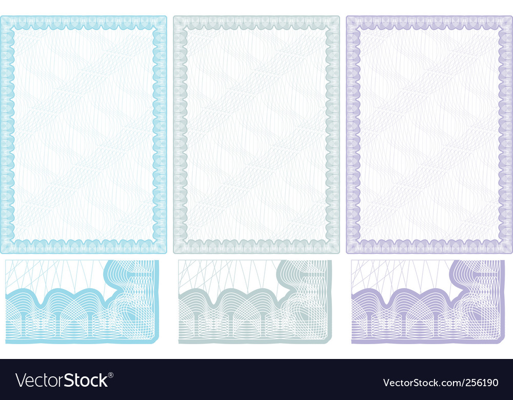 Certificate Border Template