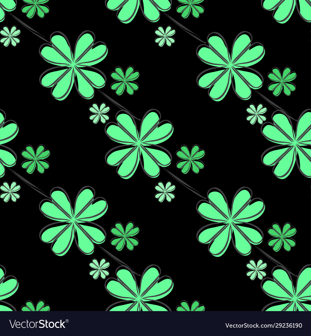 Clover seamless pattern