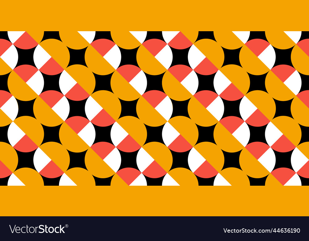 Retro groove pattern with circles in the style Vector Image