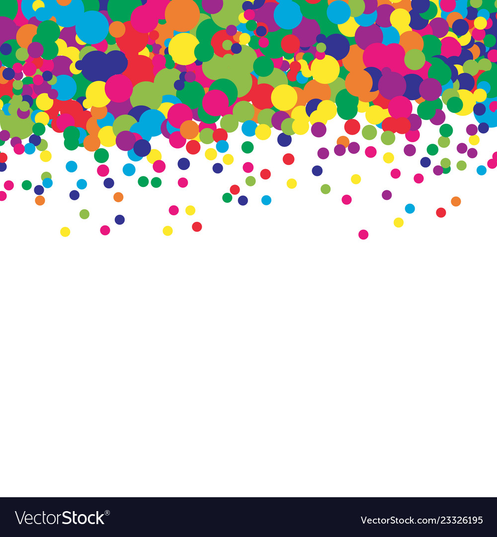 Colorful Confetti Dot Background