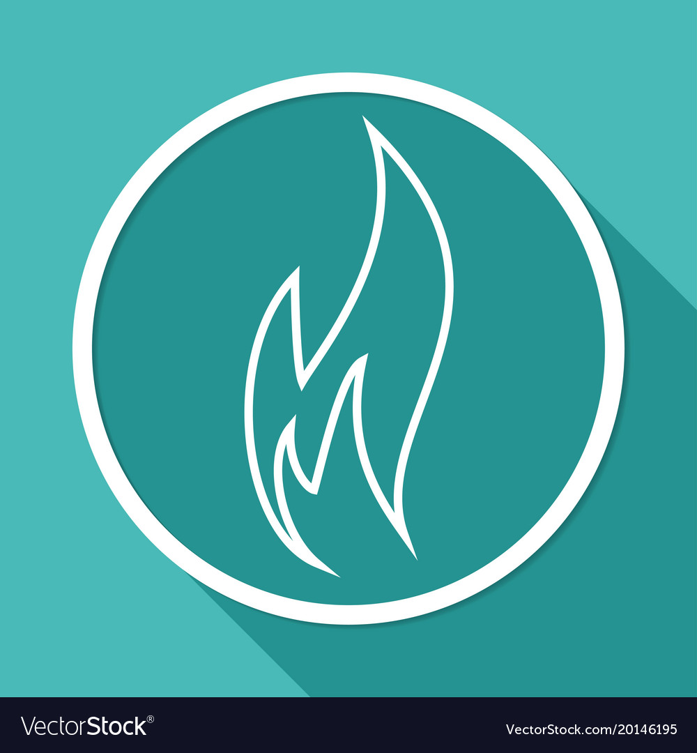 Fire icon Royalty Free Vector Image - VectorStock