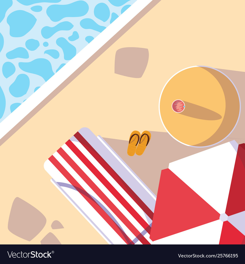 Hallo Sommer und Urlaub Design vector image Hallo Sommer und Urlaub Design