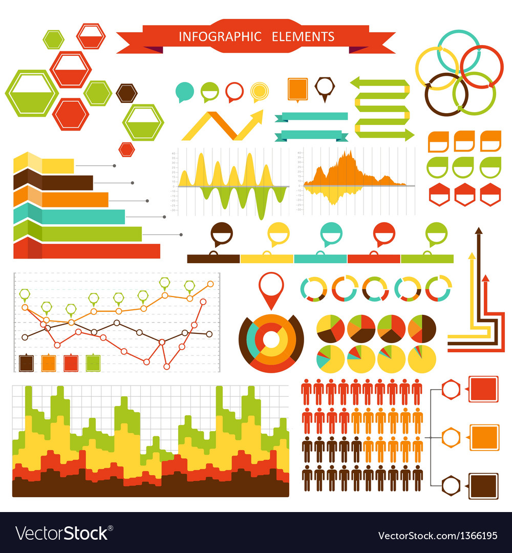 Setelemente von Infografiken für Design eps 10