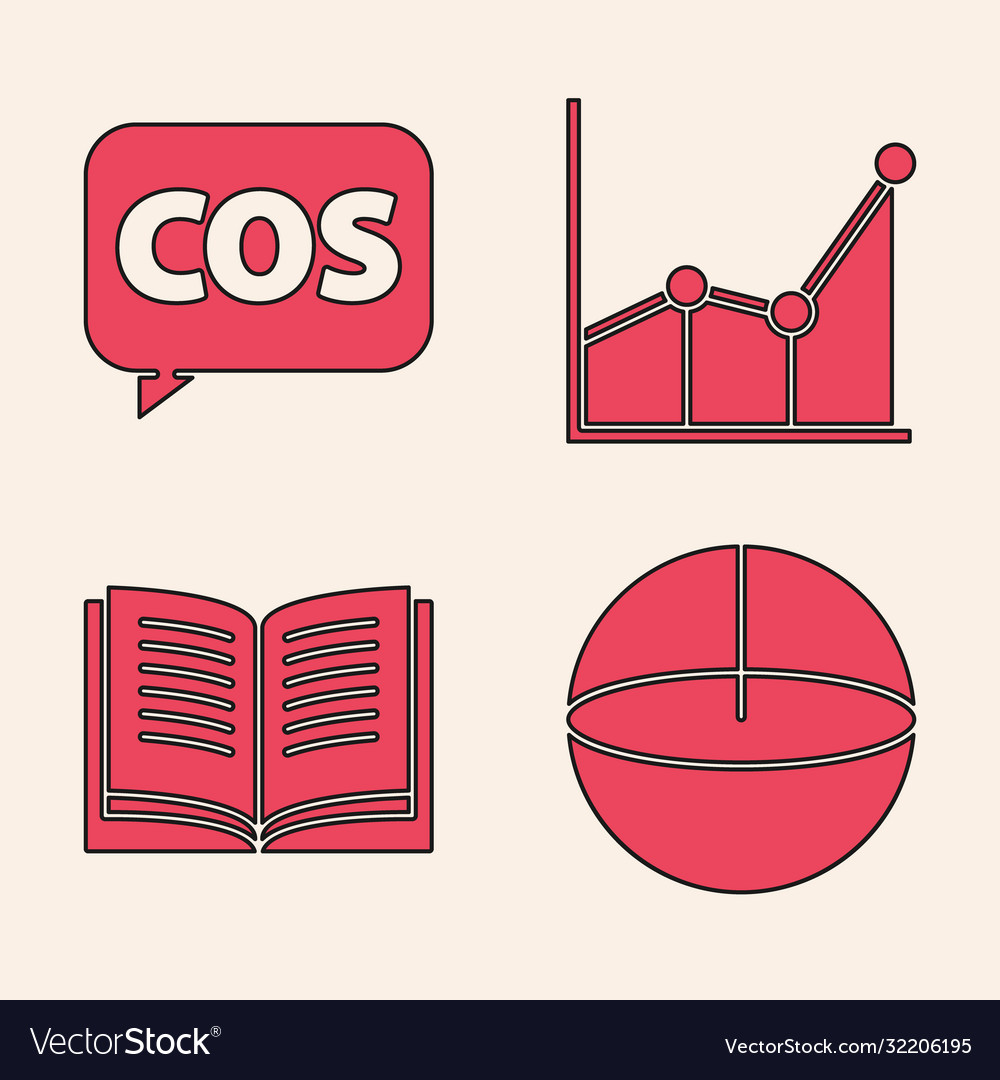 Set geometric figure sphere mathematics function vector image Set geometric figure sphere mathematics function