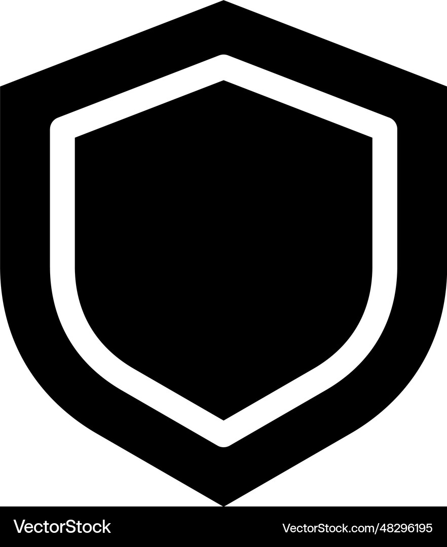 Shield icon Royalty Free Vector Image - VectorStock