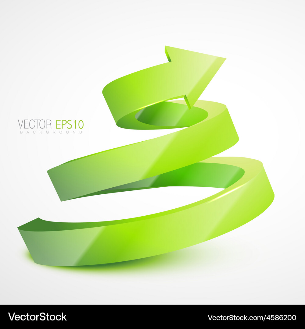 3d arrow Royalty Free Vector Image - VectorStock