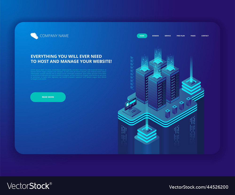 Data Center Cloud Hosting Server Network