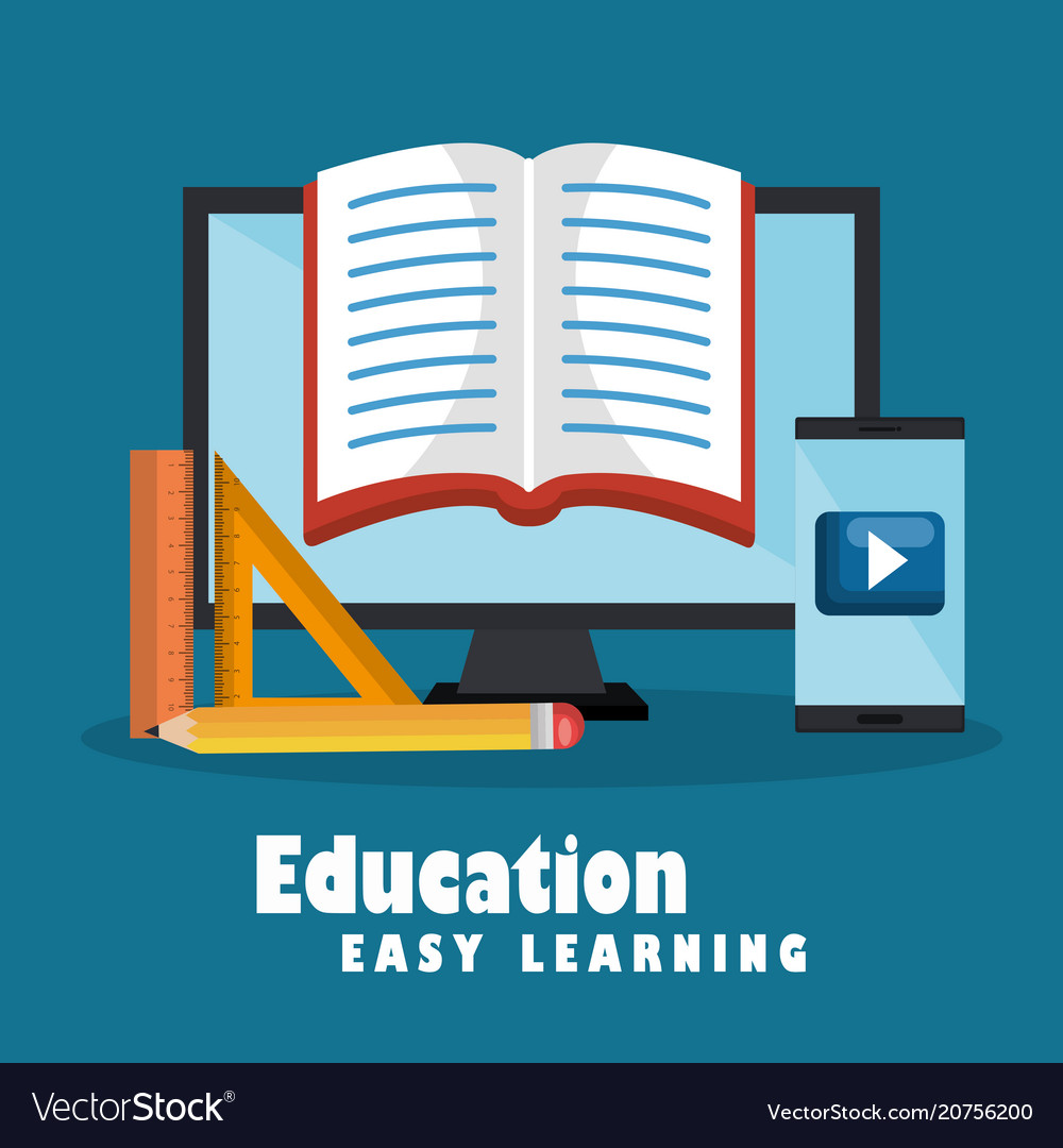 Desktop computer with easy e-learning