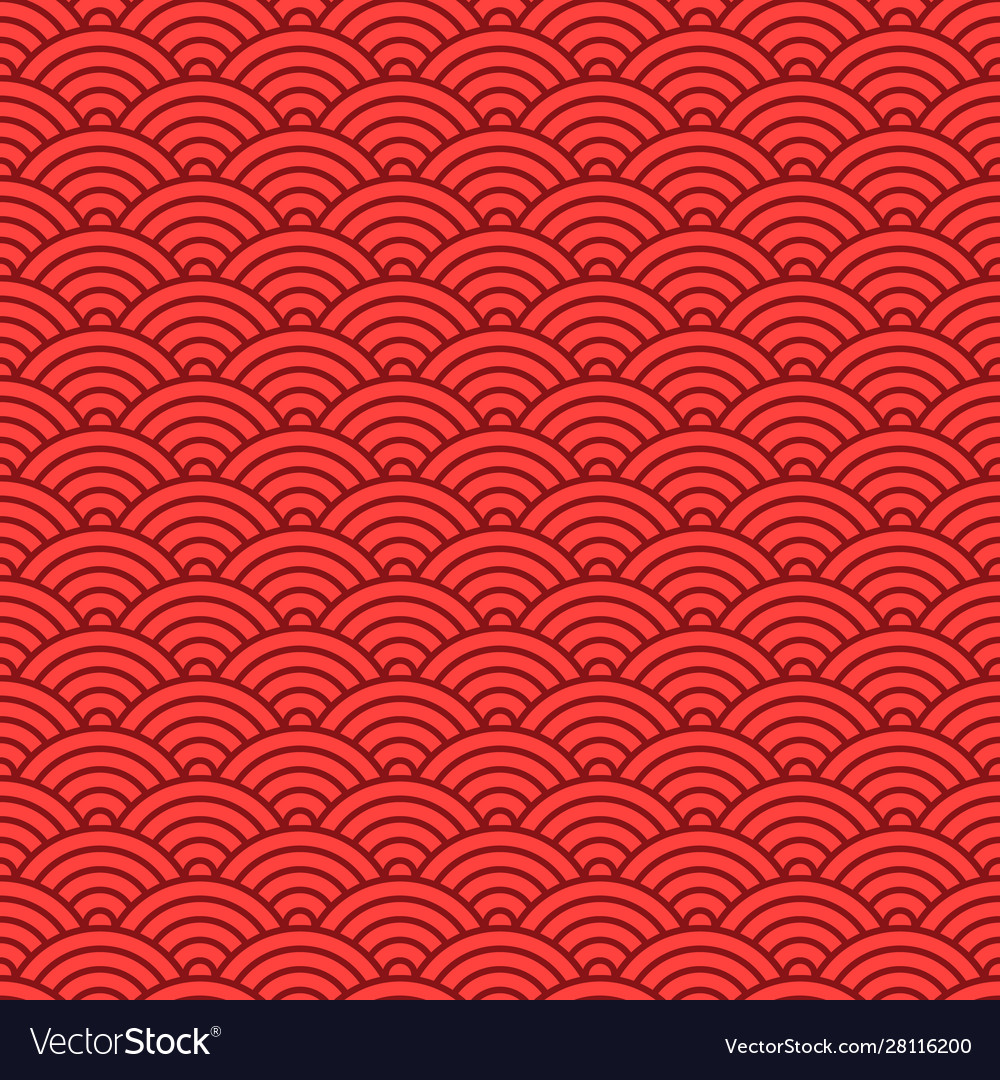 Japanese seamless wave pattern traditional Vector Image