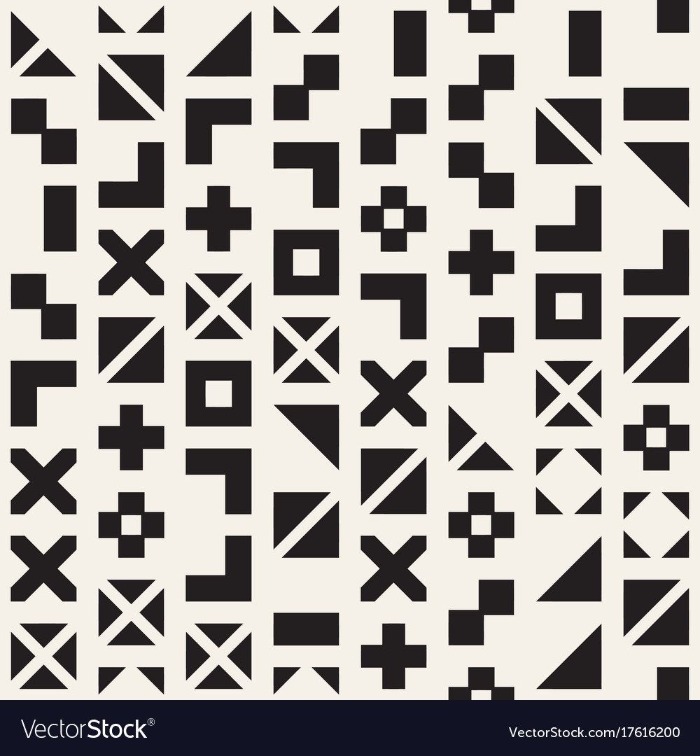 Random shapes seamless pattern modern