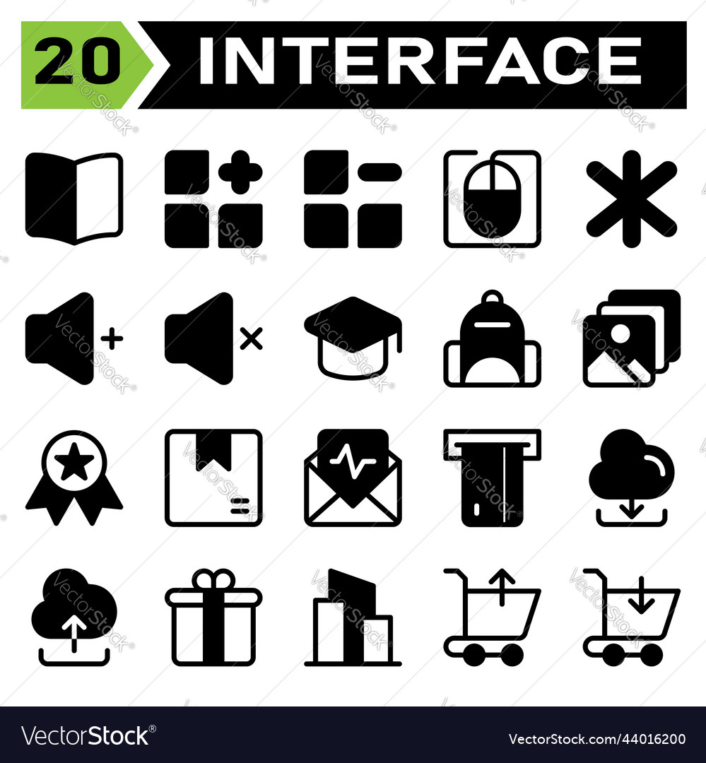 User Interface Icon Set - Digital Guides & Tools