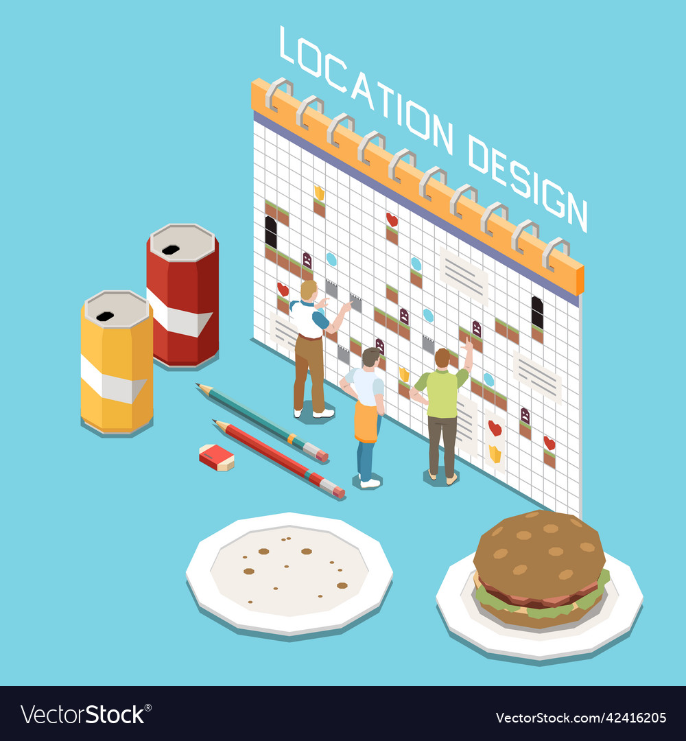 Game development concept Royalty Free Vector Image