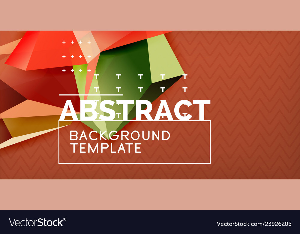 Triangular low poly background design