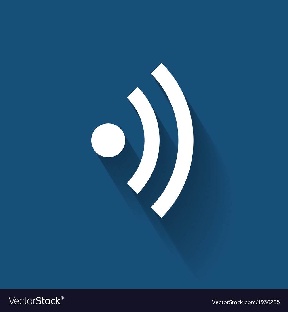 Wi-fi flat icon for different electronic devices