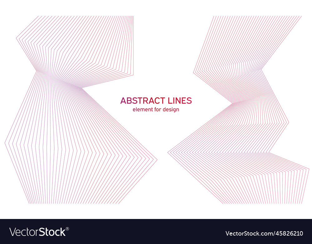 Abstract colorful wave element for design vector image Abstract colorful wave element for design