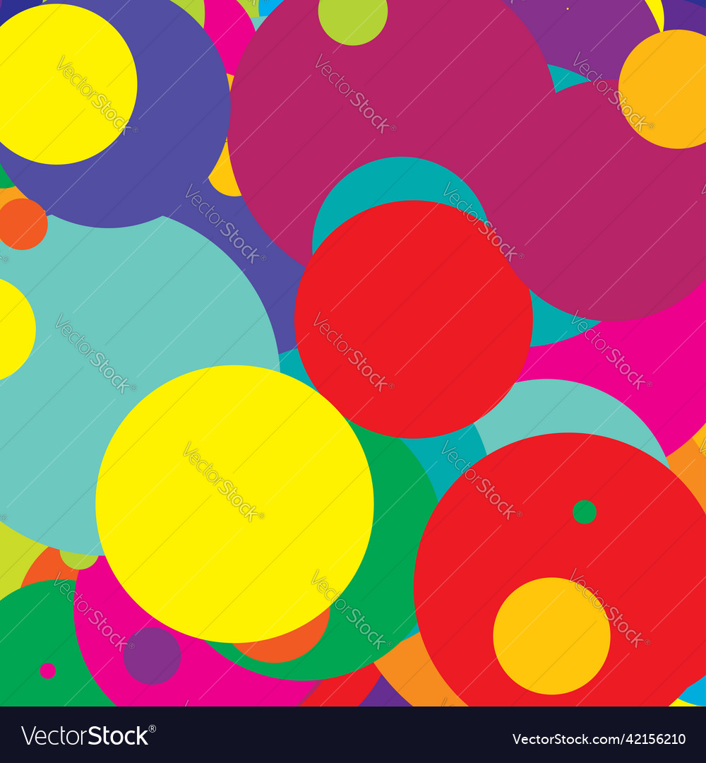 Abstract overlapping circles pattern Vector Image Abstract overlapping circles pattern