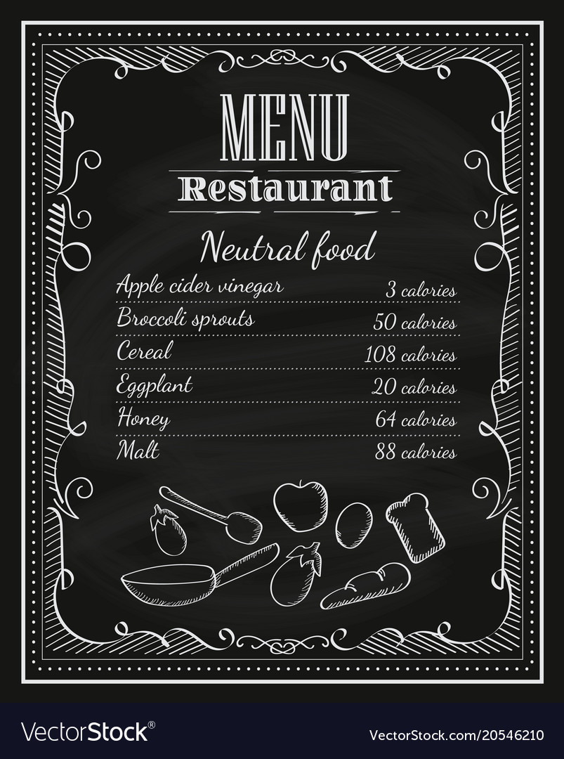 restaurant chalkboard fonts