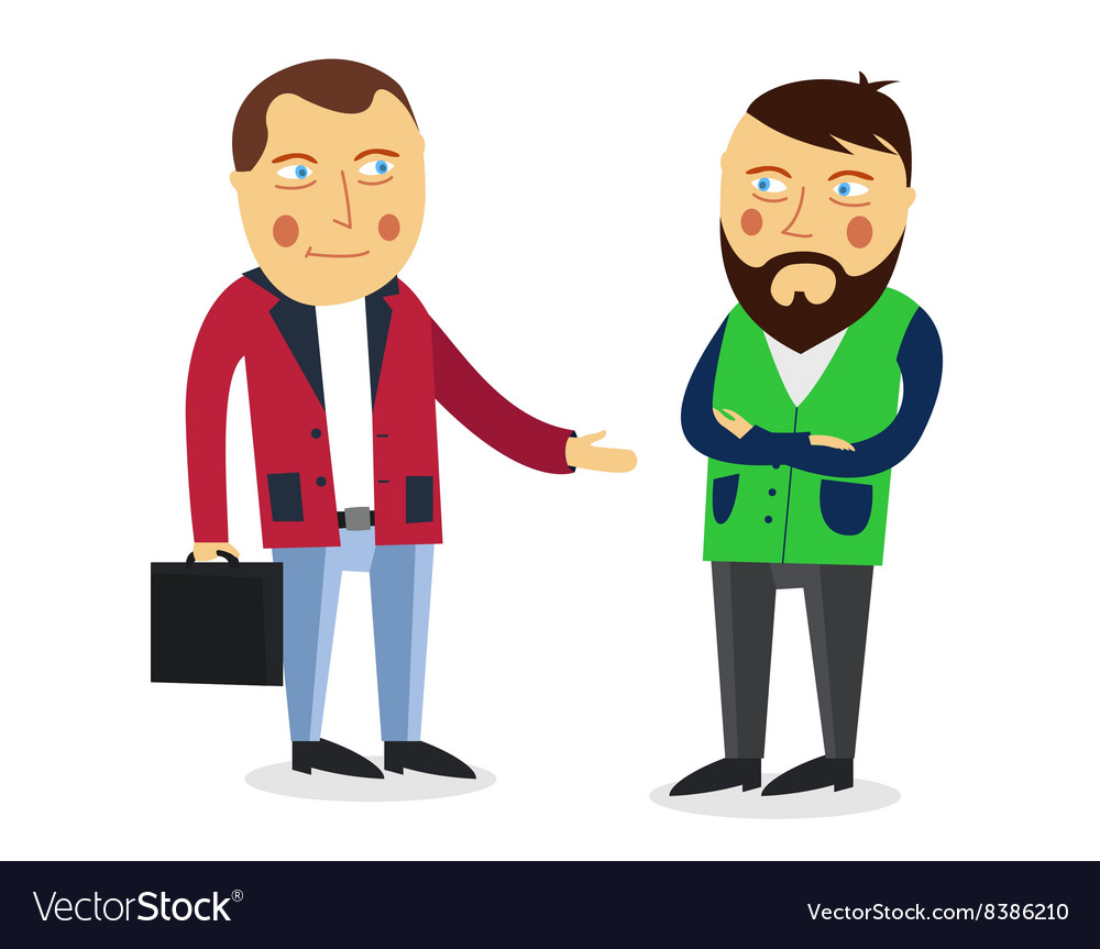 Businessman greeting partner concept business