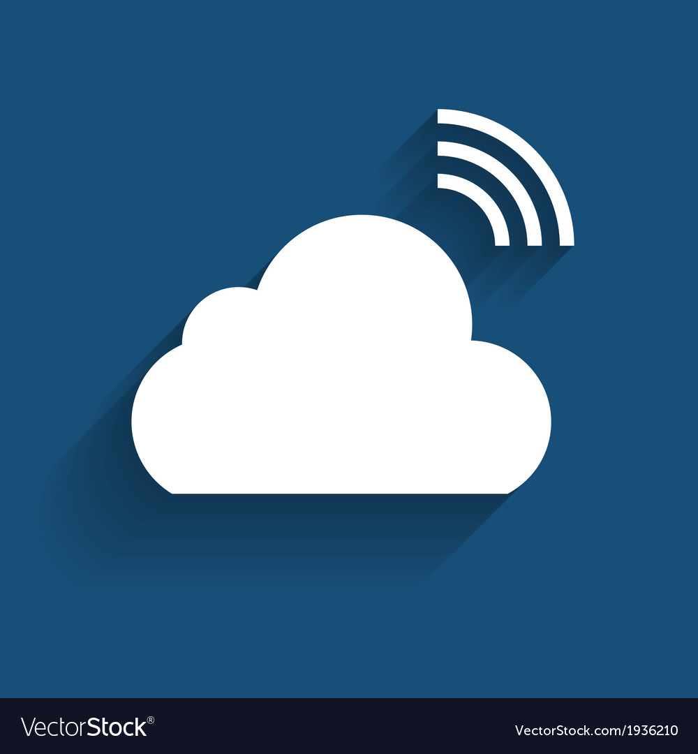Cloud computing concept on different electronic
