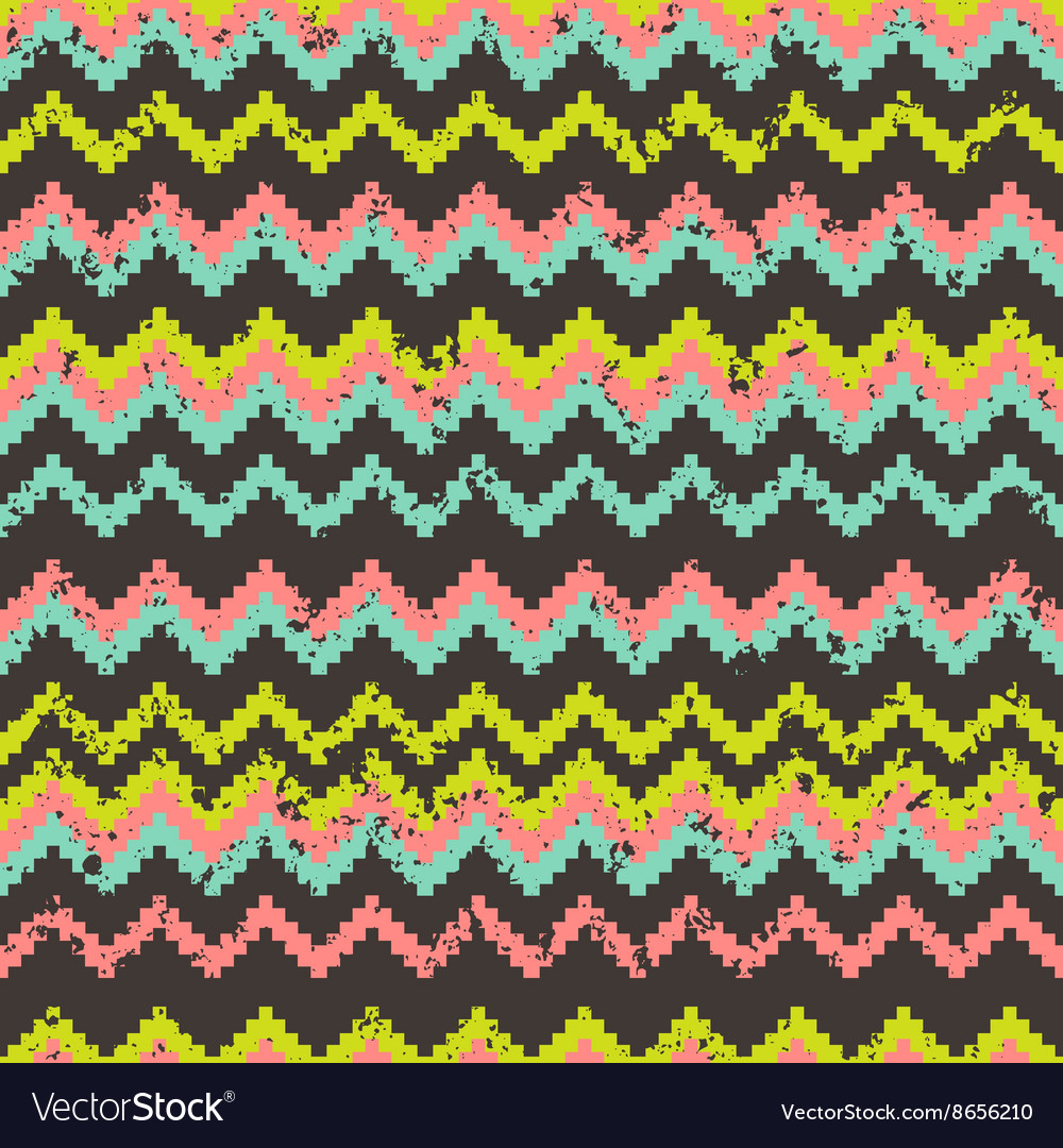 Geometric Aztec Pattern