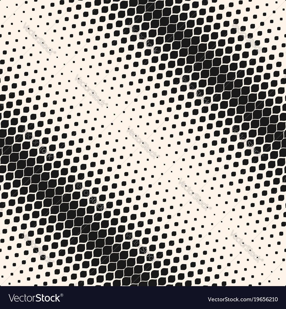 Geometric halftone seamless pattern diagonal