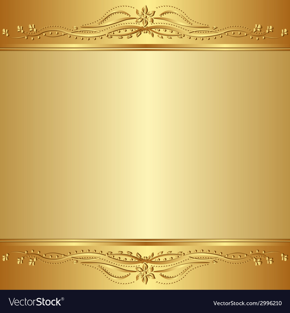 Golden Background Royalty Free Vector Image Vectorstock