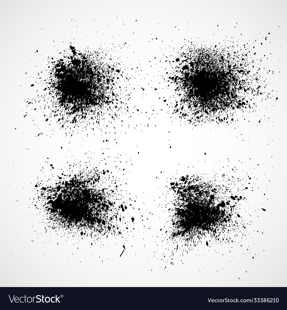 Grunge splash template set with space for text