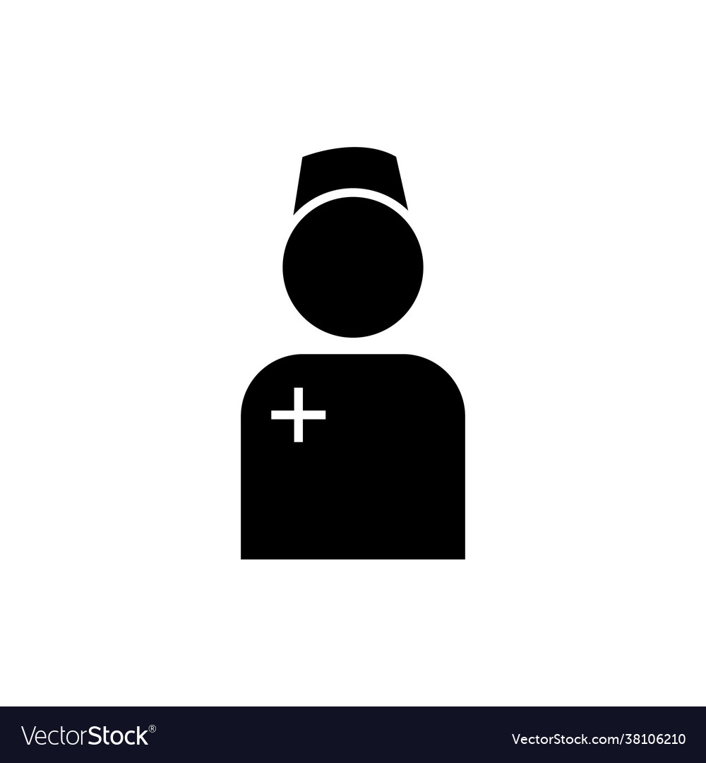 Nurse icon template Royalty Free Vector Image - VectorStock