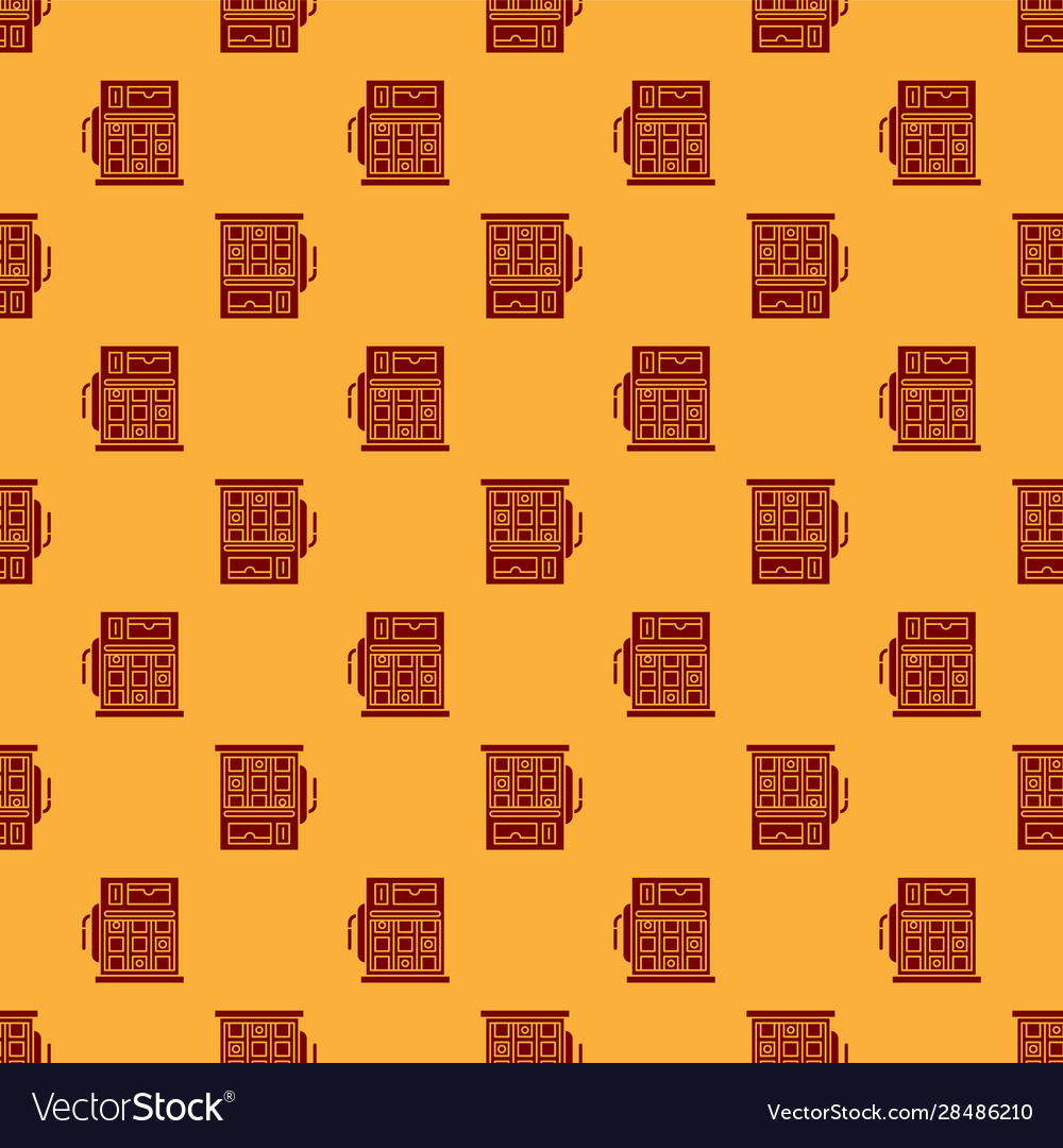 Red slot machine icon isolated seamless pattern