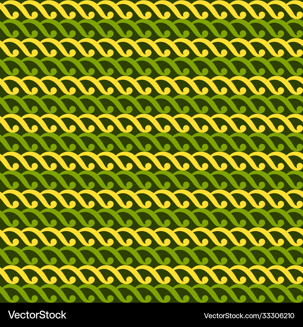 Seamless geometric curl pattern waves Royalty Free Vector
