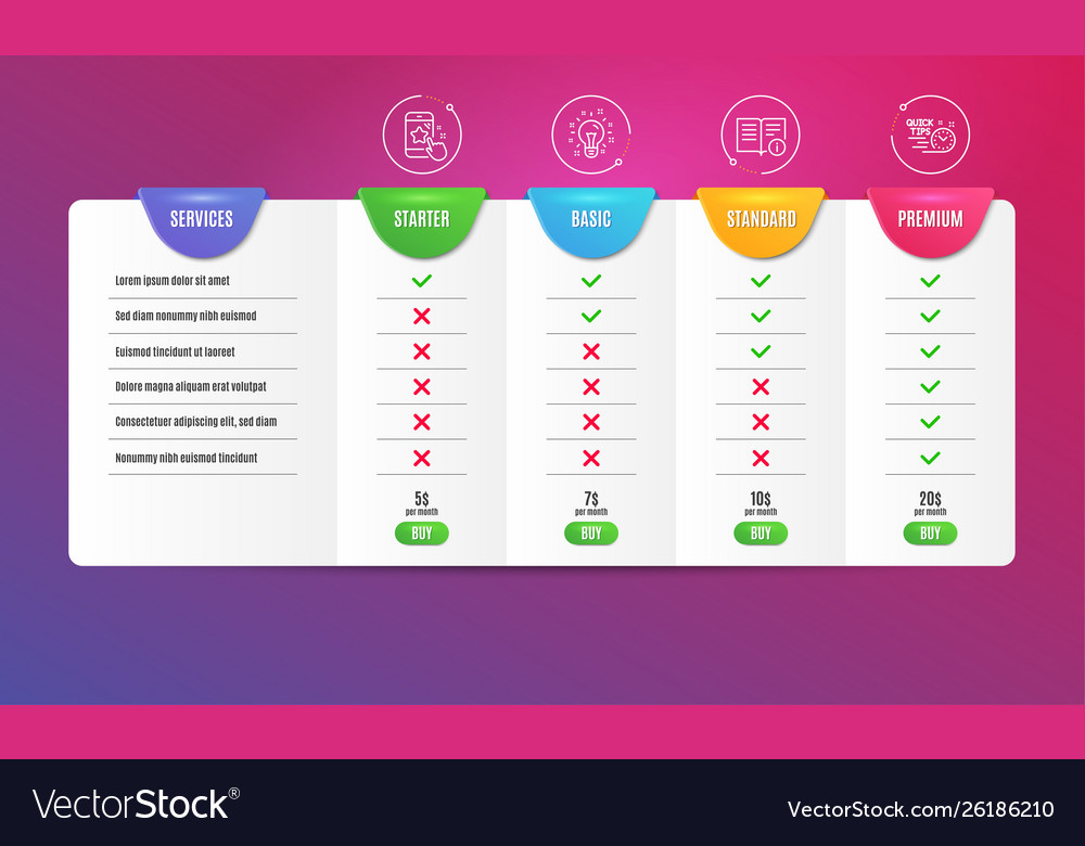 Star rating idea and technical info icons set vector image Star rating idea and technical info icons set