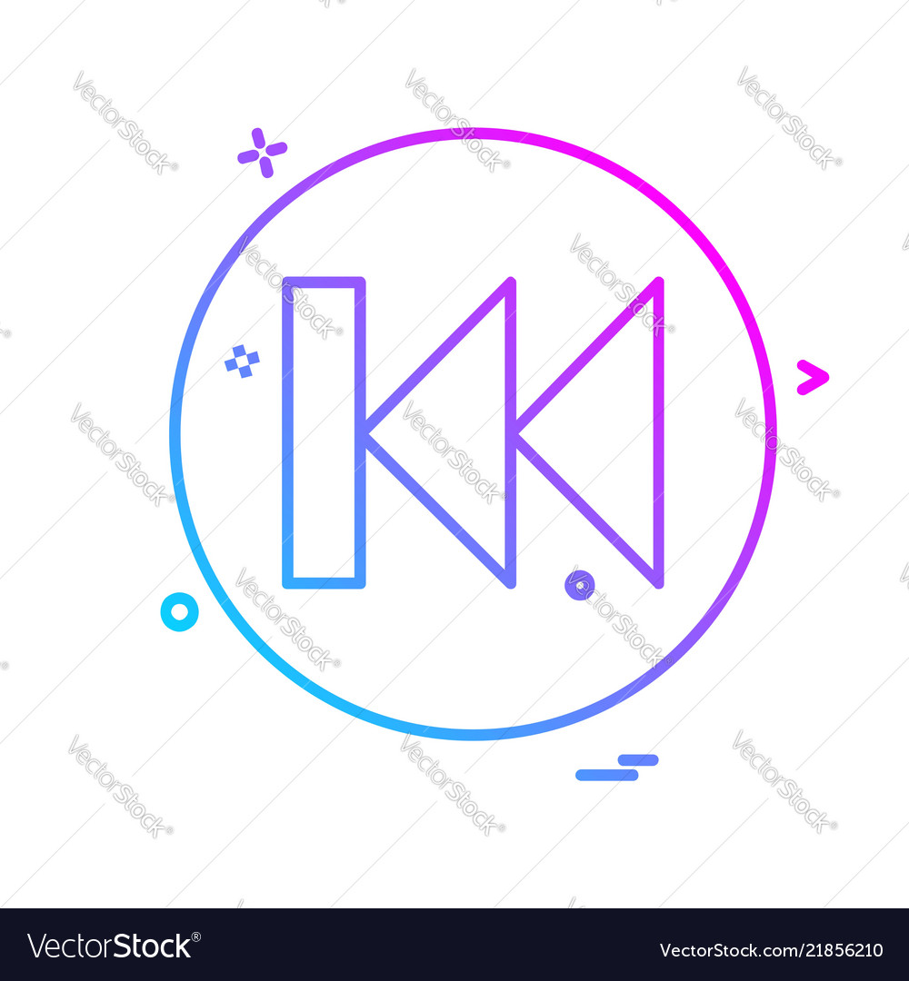 User interface button icon design Vector Image User interface button icon design