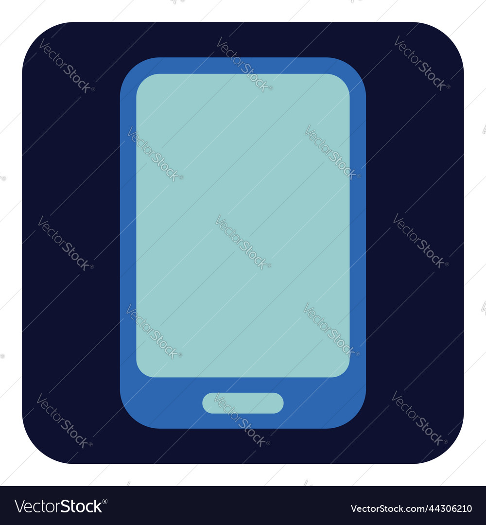Web smartphone on a white background