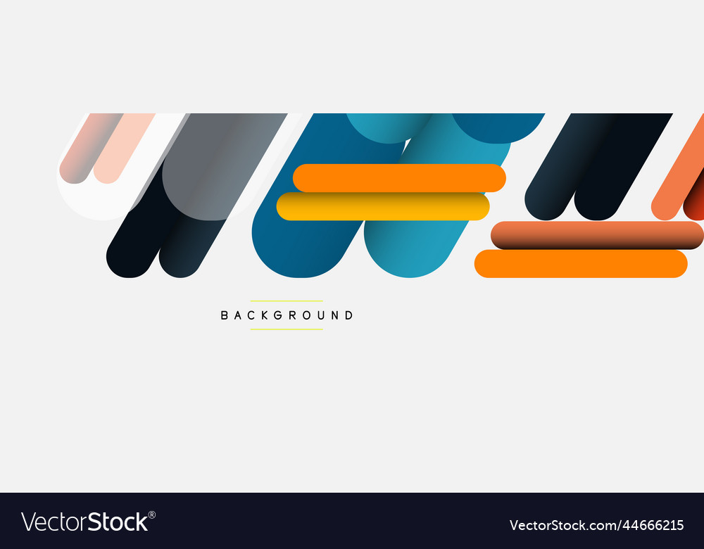 Abstract background round shapes lines vector image Abstract background round shapes lines
