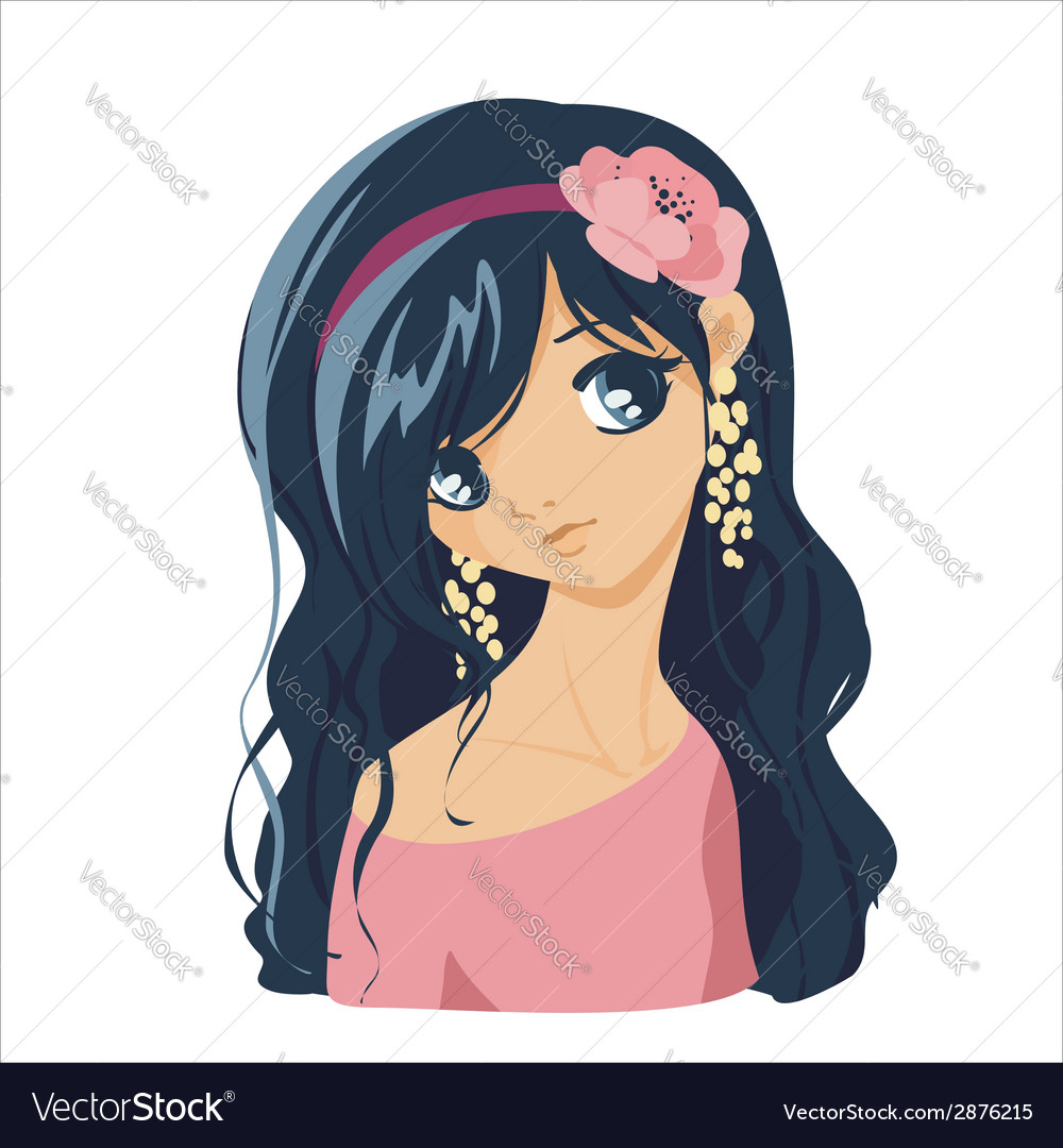 Adorable Mädchen mit Haar-Zubehör