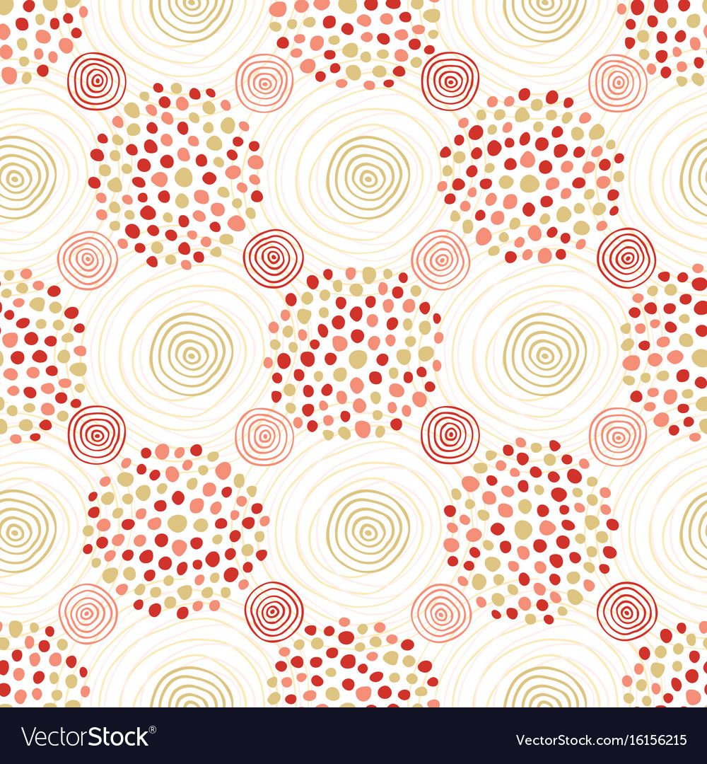 Ethnic pattern circles background for wrapping