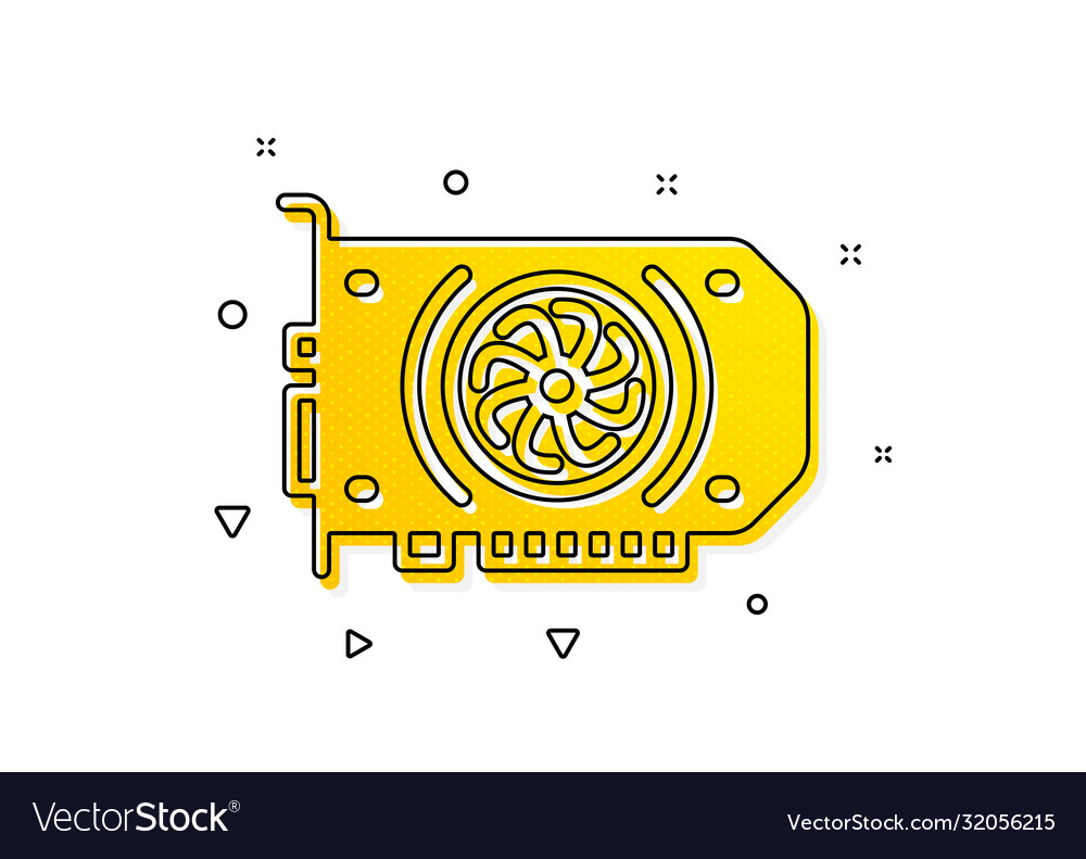 Gpu graphic card icon computer component hardware